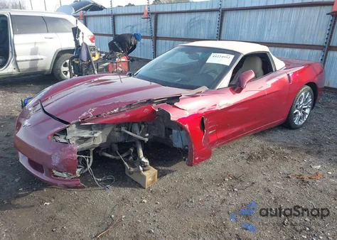 2007 Chevrolet Corvette из США, поврежденный, VIN 1G1YY36U875109528